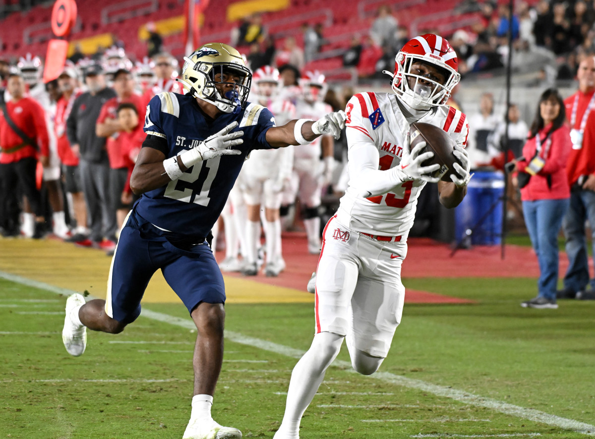 Mater Dei vs St John Bosco CIF Southern Section D1 Final November 24, 2023 Photo-Heston Quan19